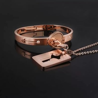 L'Amour Key 🔐💕| Collar llave + Pulsera candado + Caja
