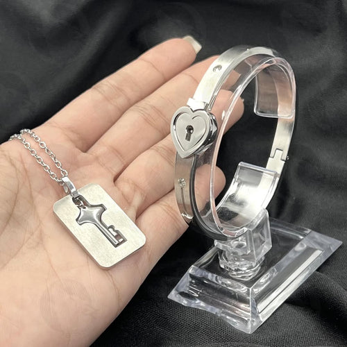 L'Amour Key 🔐💕| Collar llave + Pulsera candado + Caja
